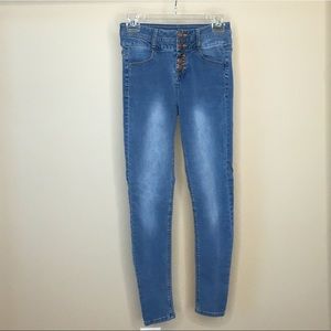 TINSELTOWN High Waisted Skinny Jeggings